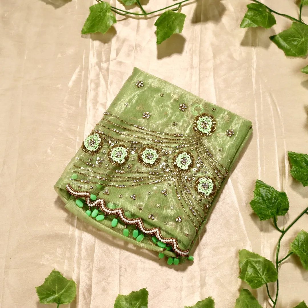 Simple Border Aari Work Blouse